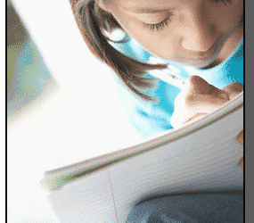 PreTeen Girl Journal Writing