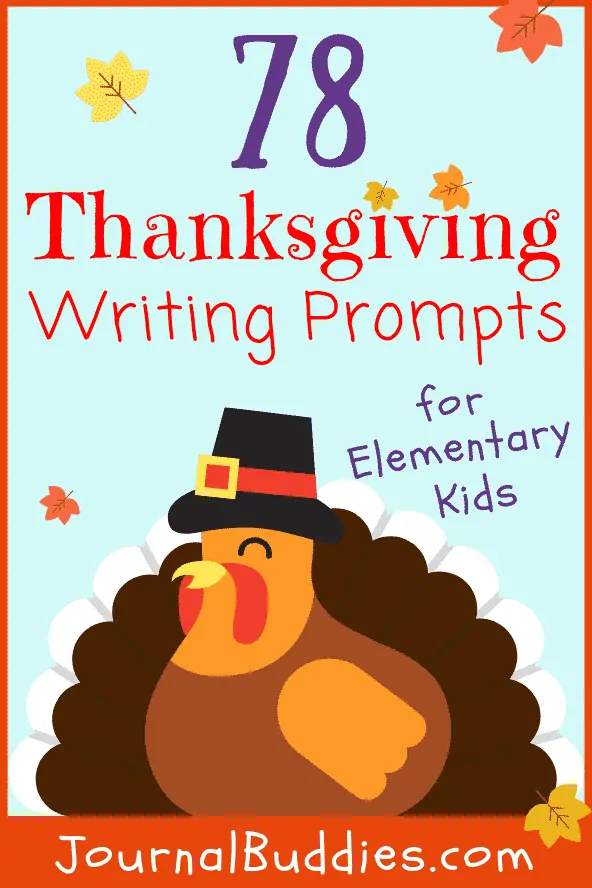 Thanksgiving Themed Writing Prompts for Elementary School Students