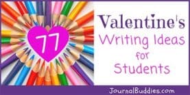 Valentine's Day Journal Promtps for Kids