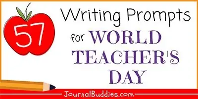 World Teacher's Day Journal Writing Prompts for Kids