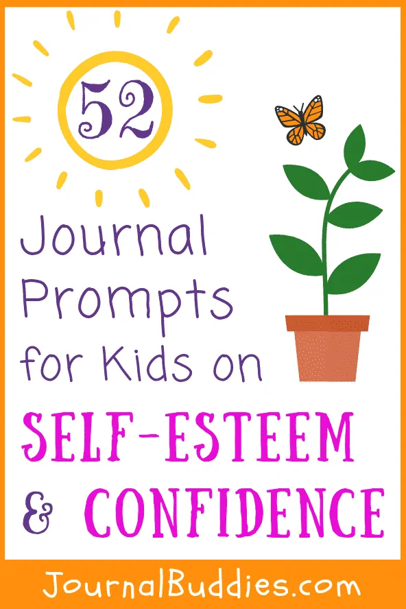 Journal Prompts for Kids on Self Esteem and Confidence