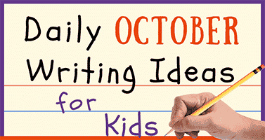 Daily October Writing Ideas for Kids