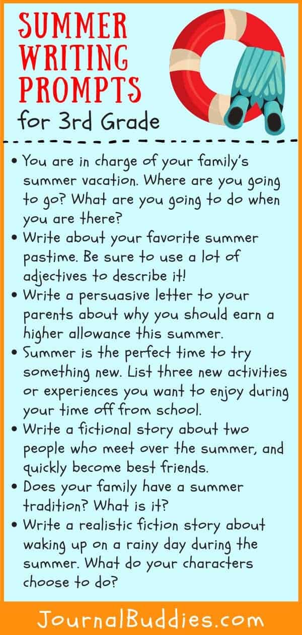 summer season creative writing for class 3