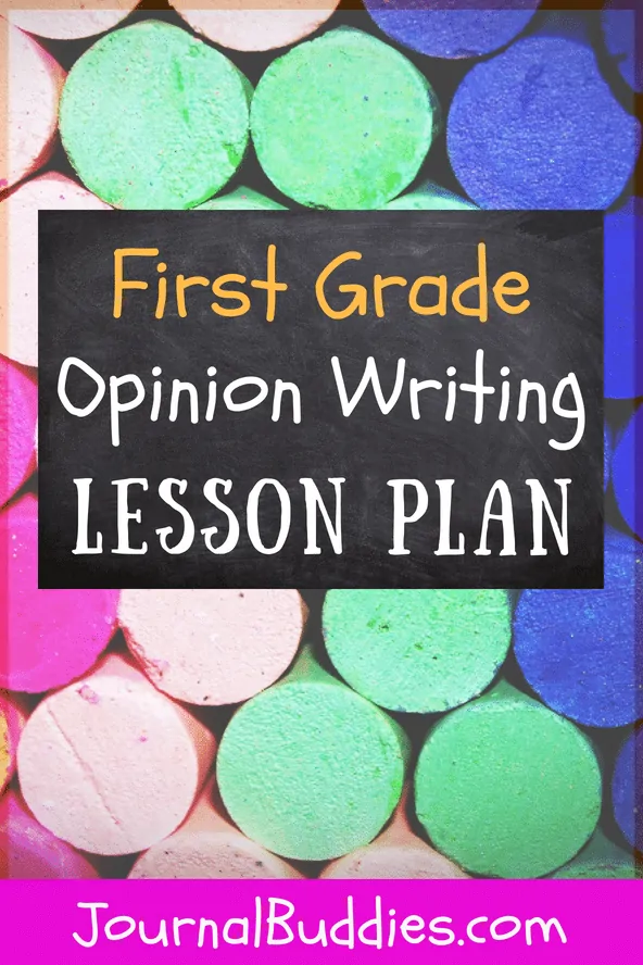 Grade 1 Opinion Writing Lesson Plan for Teachers