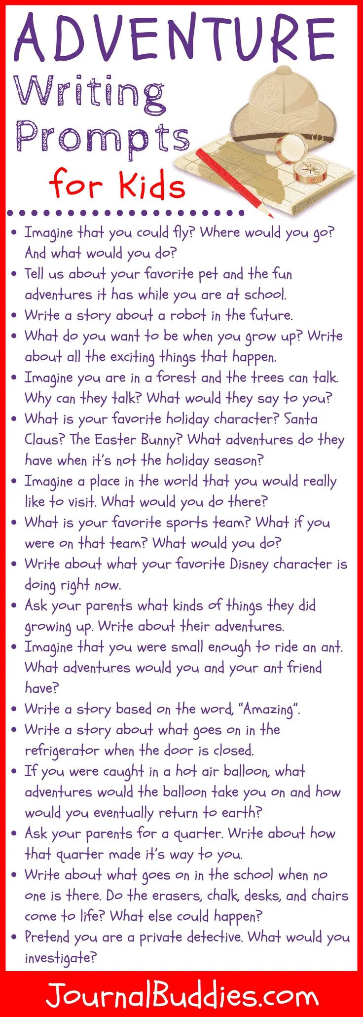 17 Adventure Story Ideas Prompts For Kids Journalbuddies Com