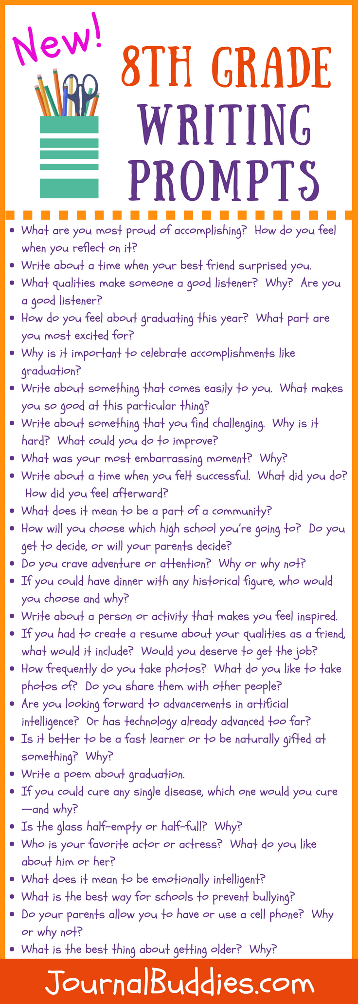 Writing Prompts For 8th Grade information-writing-topics