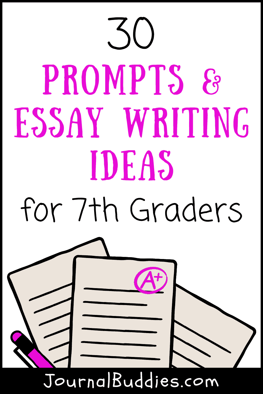 Essay Writing Prompts for 7th Graders