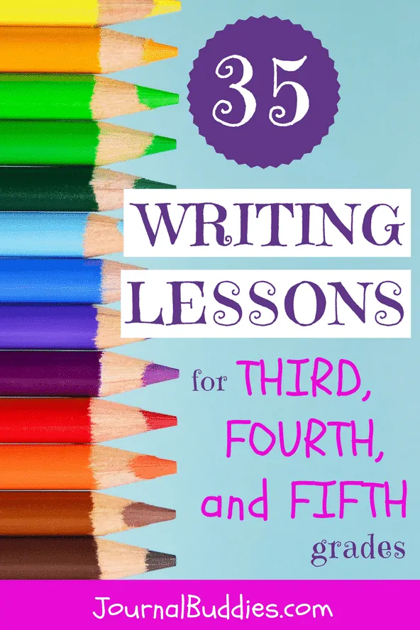 Writing Lesson Ideas for 3rd, 4th and 5th Graders
