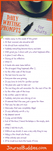 53 of the Best Writing Prompts for Adults » JournalBuddies.com