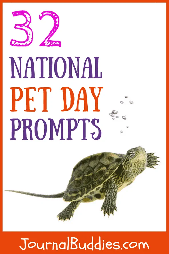 National Pet Day Journal Prompts for Children