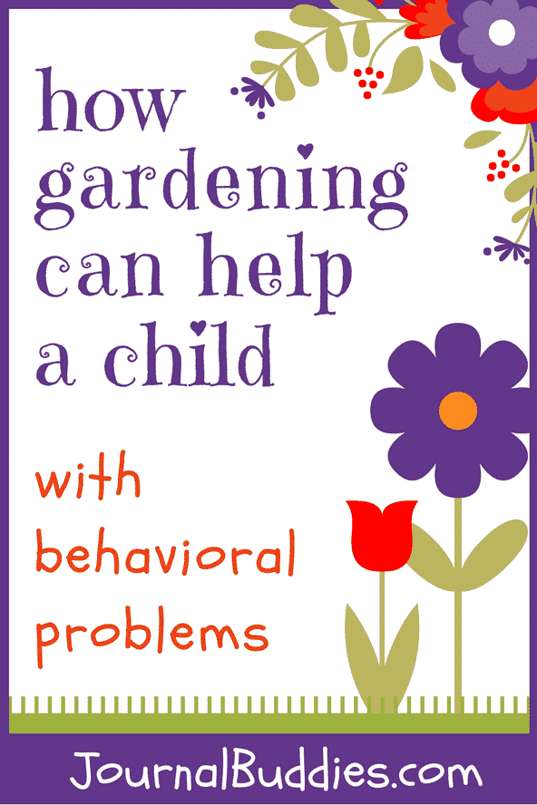 By being outdoors and actively involved in the physical tasks of gardening, kids can release built up energy and help rebalance hormones which can reduce disruptive behavior and encourage better concentration.