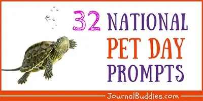 Journal Prompts for National Pet Day