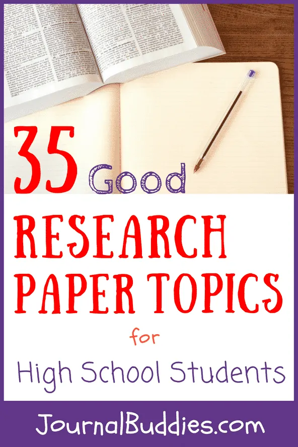 Research Paper Topic Ideas for High School Students