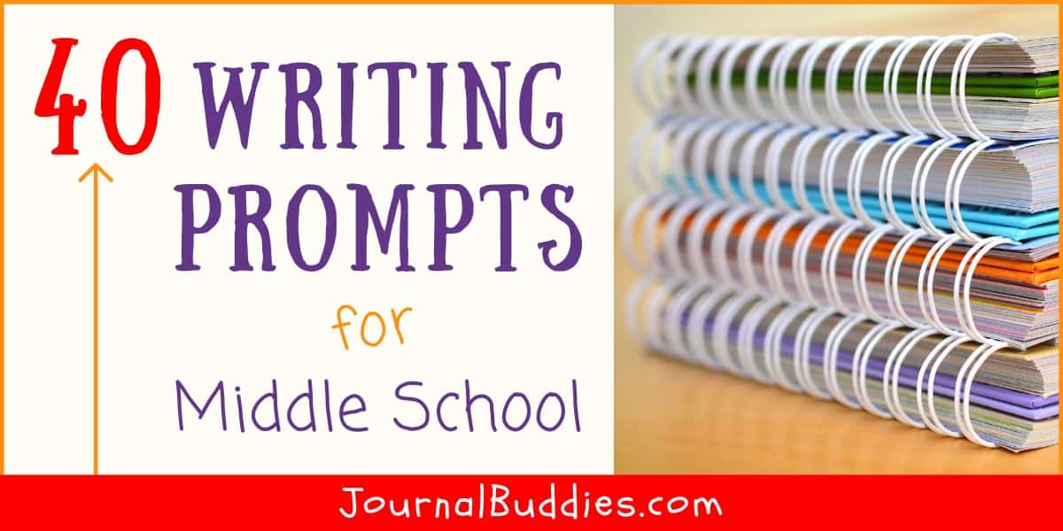 FREE Creative Writing Prompts for Middle School English Journal Writing