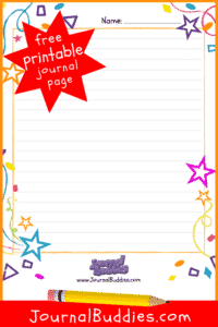 2 Free Printable Journal Pages for Students » JournalBuddies.com