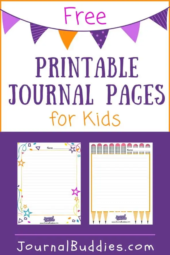 Journal Template Printables for Kids