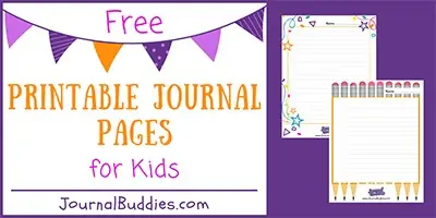 Printable Journal Pages for Students