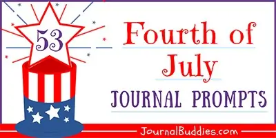 July 4th Journal Writing Prompts for Kids