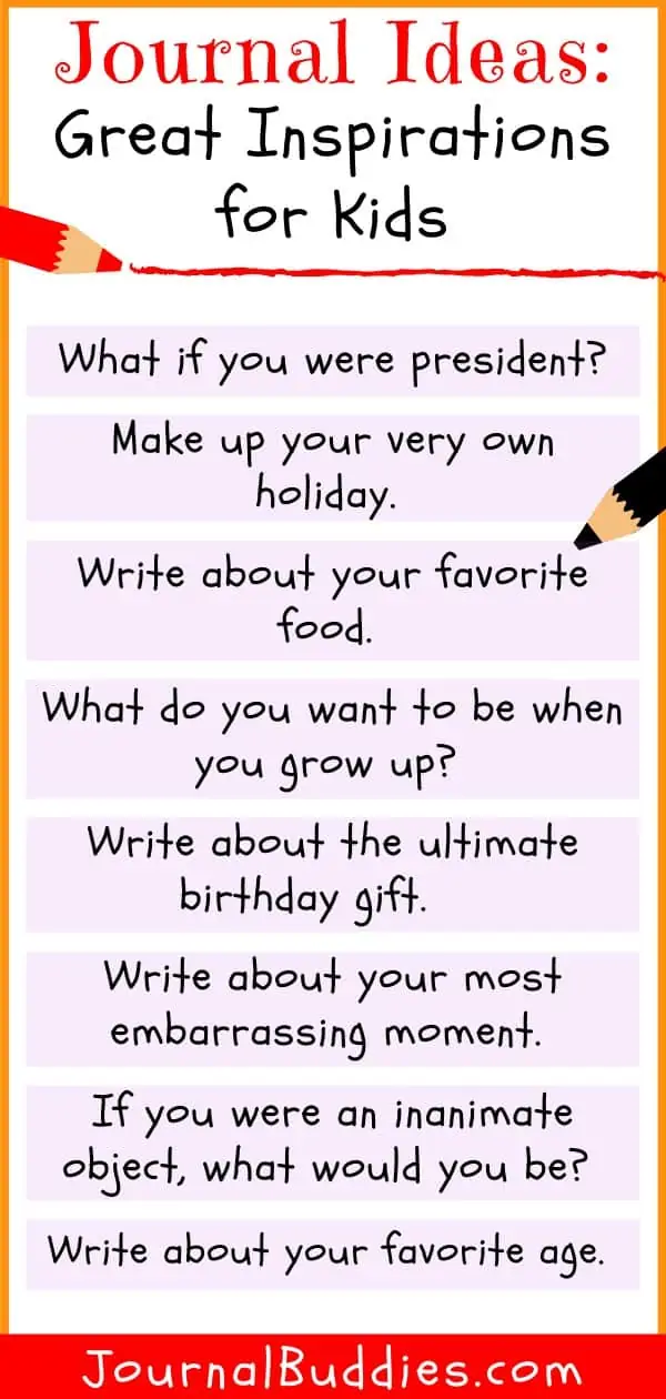 Journal Ideas for Kids