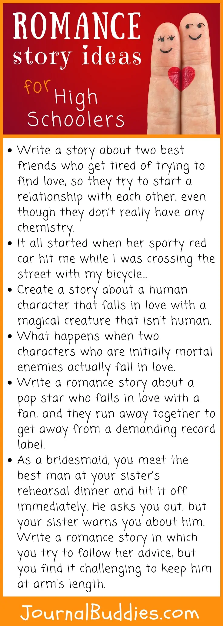 Romance Story Ideas Journalbuddies Com
