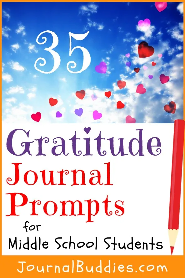 Gratitude Journal Writing Ideas for Middle School Students