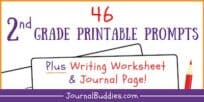 Grade 2 Writing Prompts and Free Printable Journal Page