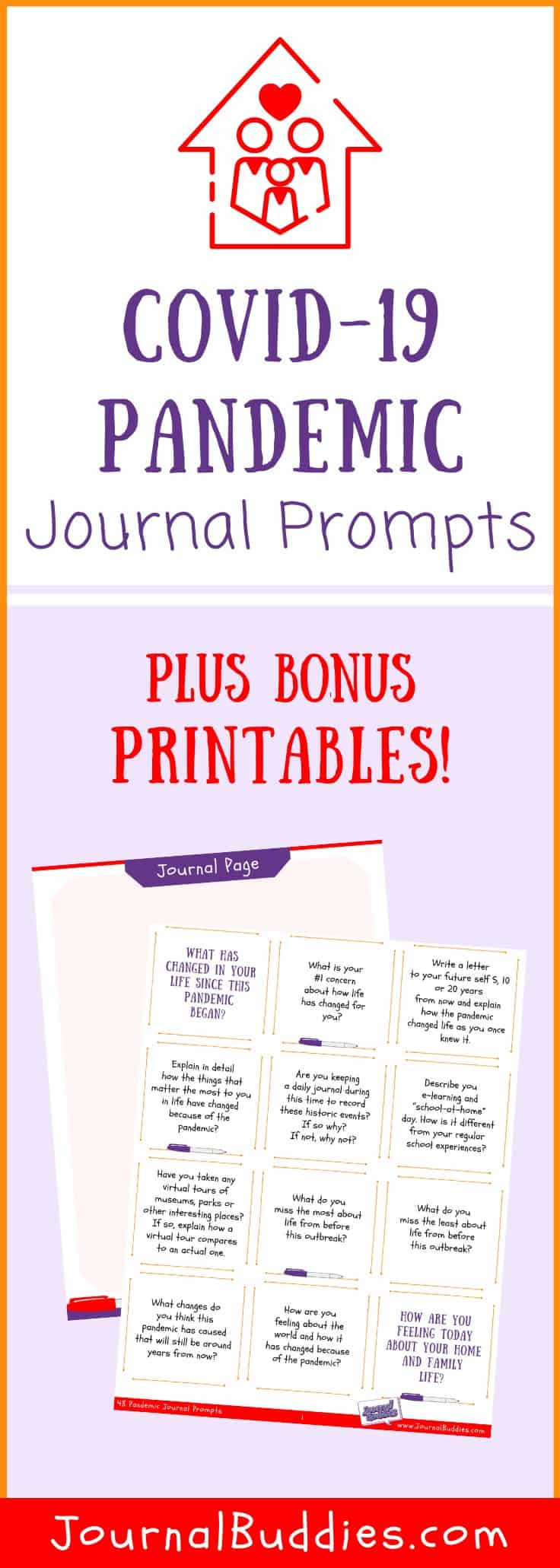 Pandemic Journal Prompts + Printable Pages