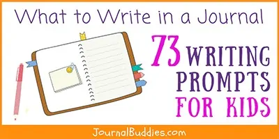 What to Write in a Journal Prompts for Kids