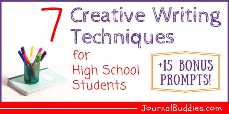 High School Students Using Creative Writing Journal Prompts for College Applications