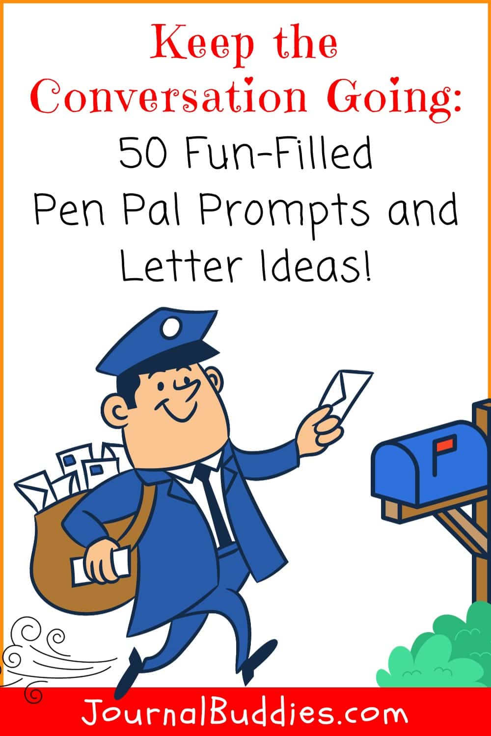 Pen Pal Prompts for Letter Writing