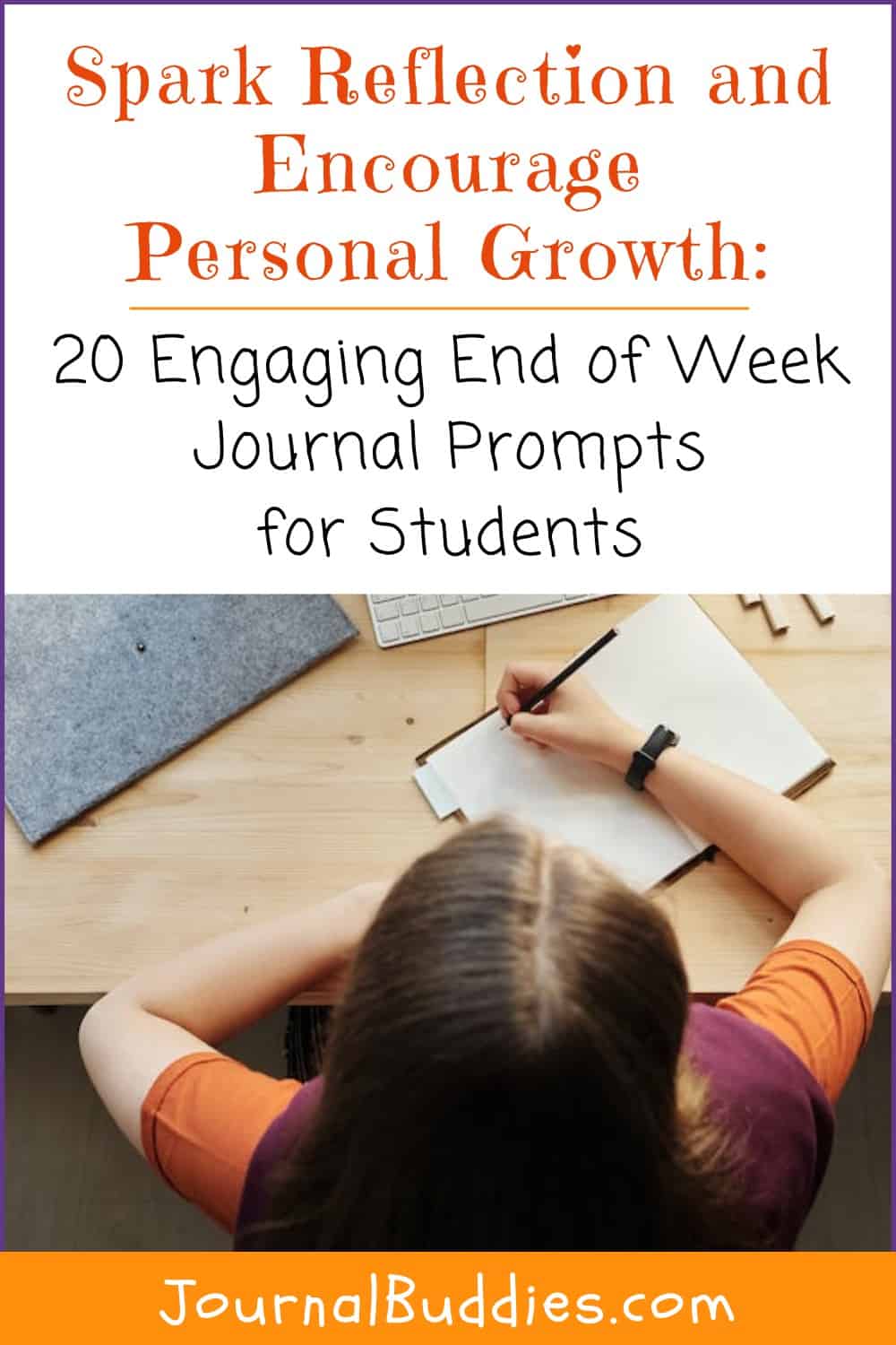 Student Journal Prompts for the End of Week